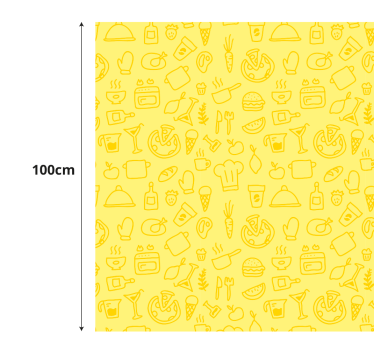 Alfombra vinílica cocina iconografía de la cocina - TenVinilo