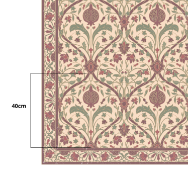 Alfombras vinilo moderna persien beige - TenVinilo