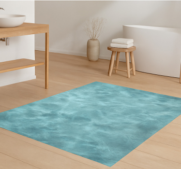 Aflombra vinilica azul diseño de efecto de agua - TenVinilo
