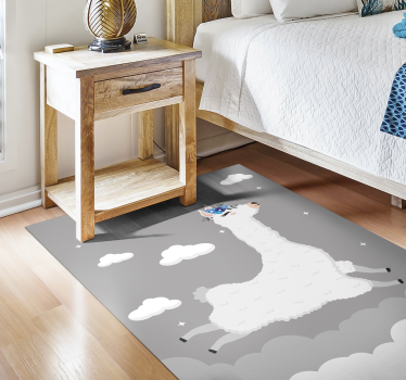 Alfombra de vinilo bebé Paisaje nórdico peruano - TenVinilo