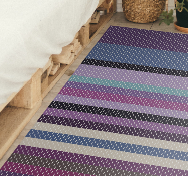 Alfombra vinílica dormitorio textura de tonos morados - TenVinilo