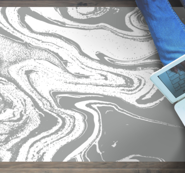 Alfombra de vinilo textura Mármol gris claro - TenVinilo