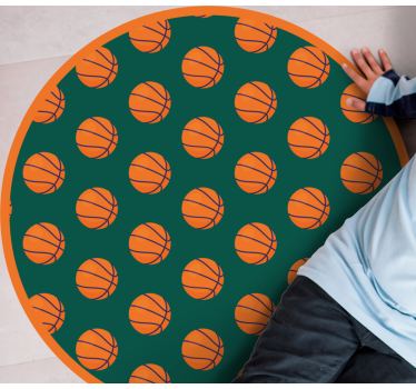 Alfombra vinílica carretera idea de baloncesto - TenVinilo