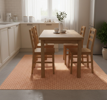 Alfombra vinílica cocina beige textil - TenVinilo