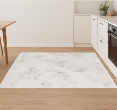 Alfombra vinílica cocina diseño mármol simple - TenVinilo