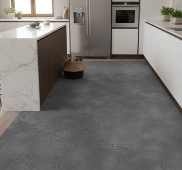 Alfombra vinílica cocina imitación concreto - TenVinilo