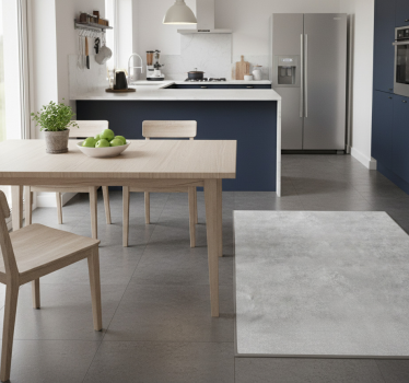 Alfombra vinílica cocina imitación piedra - TenVinilo