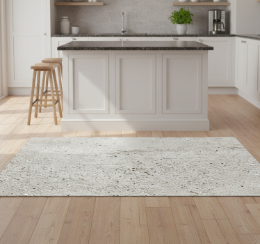 Alfombra vinílica cocina imitación piedra arenisca - TenVinilo