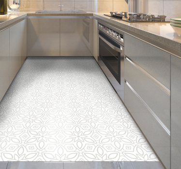 Alfombra vinílica cocina simetria de cocina - TenVinilo