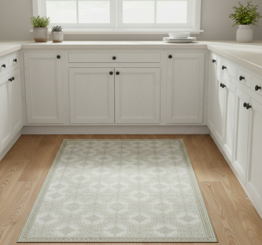 Alfombra vinílica cocina vainilla clásica - TenVinilo
