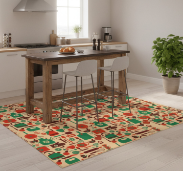 Alfombra vinílica cocina vinilo para muebles de cocina - TenVinilo