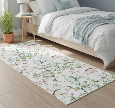 Alfombra vinílica dormitorio acuarela fantástica - TenVinilo