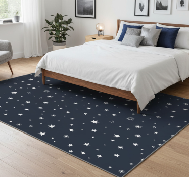 Alfombra vinílica dormitorio cielo nocturno - TenVinilo