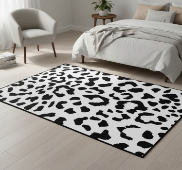 Alfombra vinílica dormitorio estampado leopardo - TenVinilo
