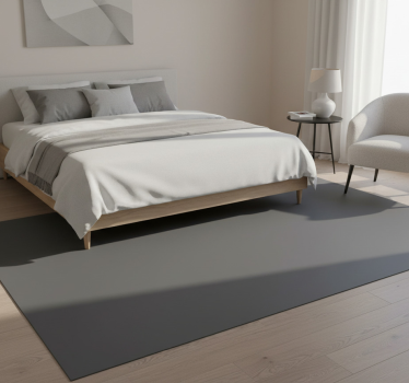 Alfombra vinílica dormitorio funda gris para armario - TenVinilo