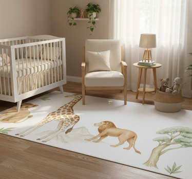Alfombra vinílica dormitorio sabana tranquila - TenVinilo