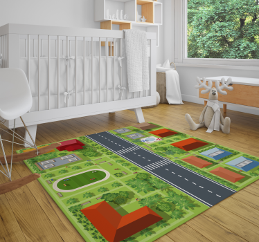 Alfombra carretera para niños - TenVinilo