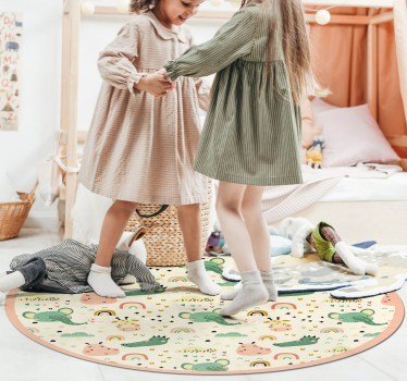 Alfombra vinílica infantil Lindo elefantito - TenVinilo