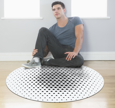 Alfombra pvc minimalista triangulos - TenVinilo