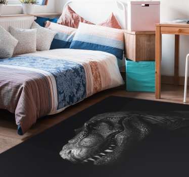 Alfombra vinilo animales T-Rex realista - TenVinilo