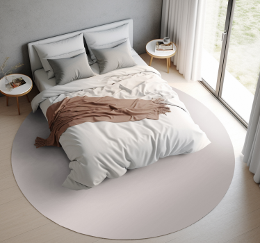 Alfombra vinilo dormitorio gris pastel - TenVinilo