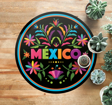 Alfombra vinilo frases México de tenango - TenVinilo