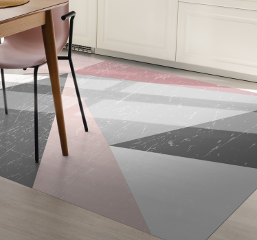 Alfombra vinilo mosaico Triangular geométrico - TenVinilo