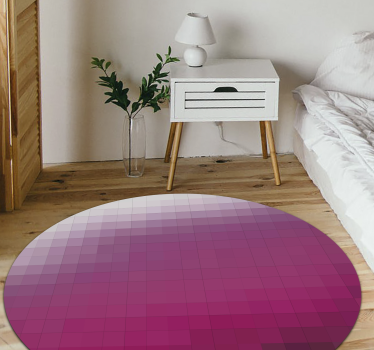 Alfombras de vinilo de azulejos Azulejo moderno degradado rosa - TenVinilo