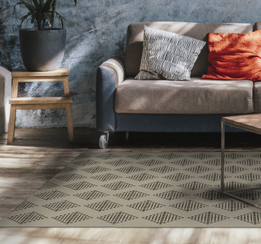 Alfombras vinílicas modernas Diamante efecto bohemio - TenVinilo