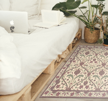 Alfombras vinilo moderna persien beige - TenVinilo