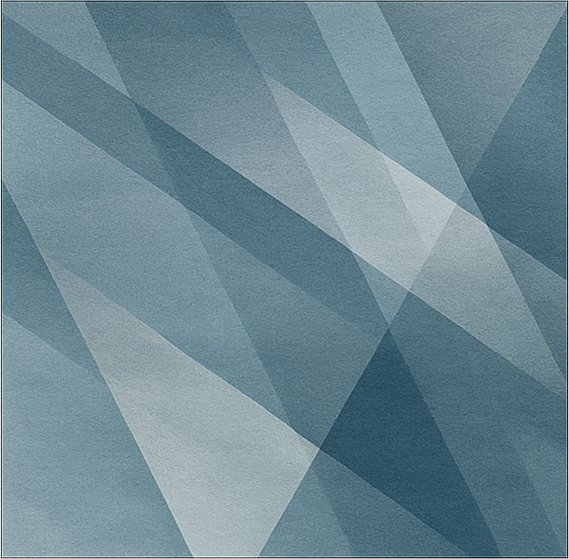 Alfombra vinilo comedor gradiente geométrico abstracto - TenVinilo