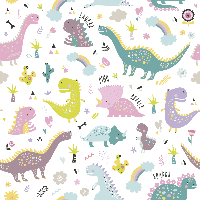 Aflombra vinílica animales dinosaurio kallax - TenVinilo
