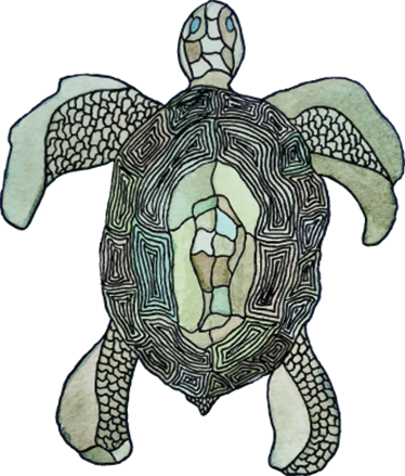 Aflombra vinílica animales tortuga clásica - TenVinilo