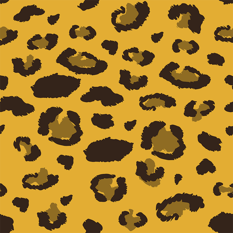 Aflombra vinílica animales estampado leopardo - TenVinilo