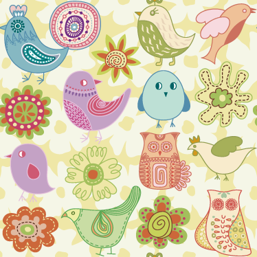 Aflombra vinílica animales motivos de aves coloridas - TenVinilo