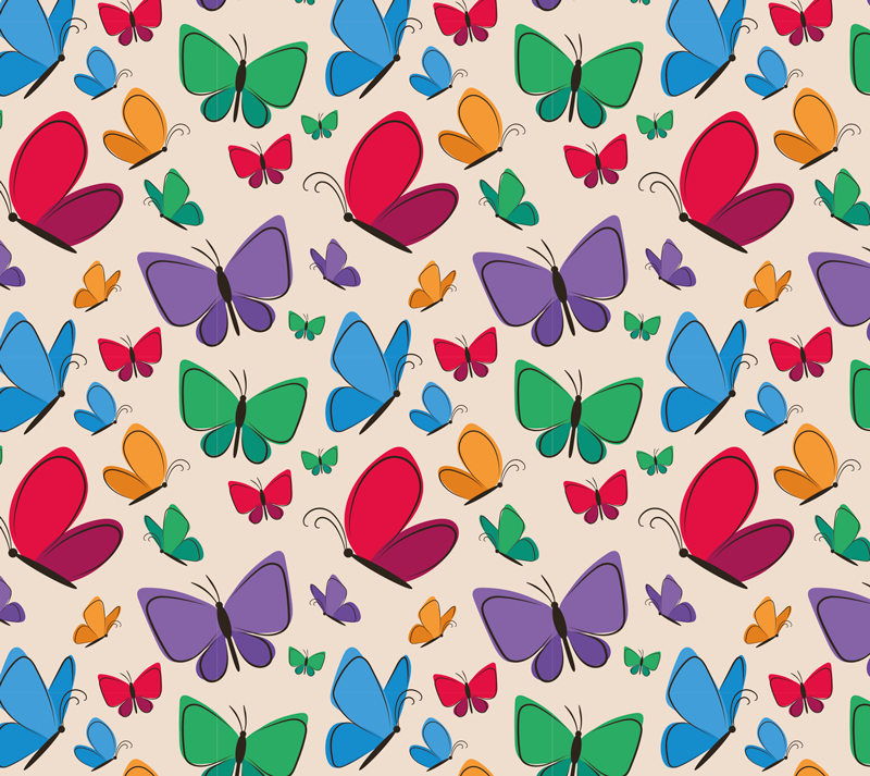 Aflombra vinílica animales elementos de mariposa vivos - TenVinilo