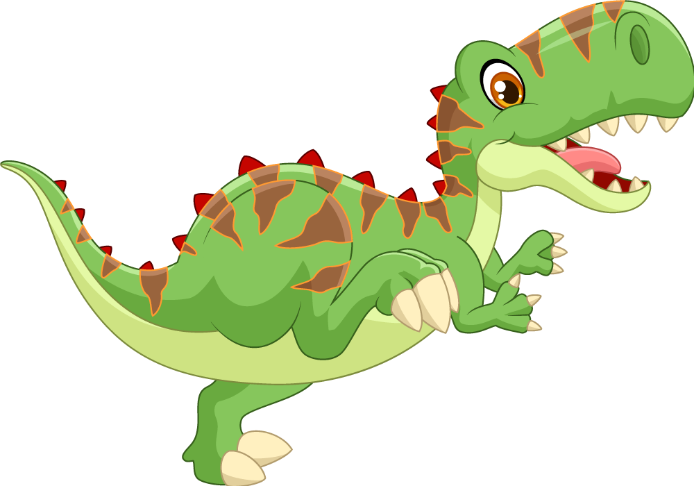Aflombra vinílica animales dinosaurio amistoso - TenVinilo