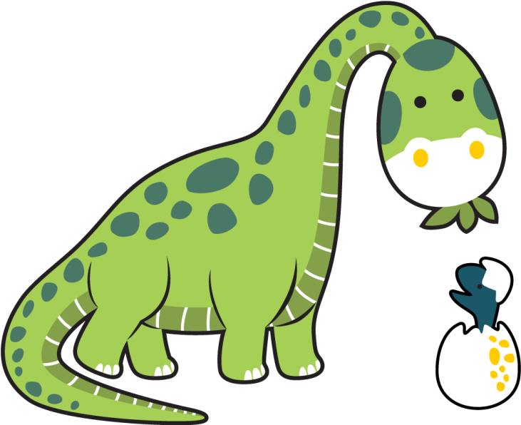 Aflombra vinílica animales dinosaurio lindo recién nacido - TenVinilo