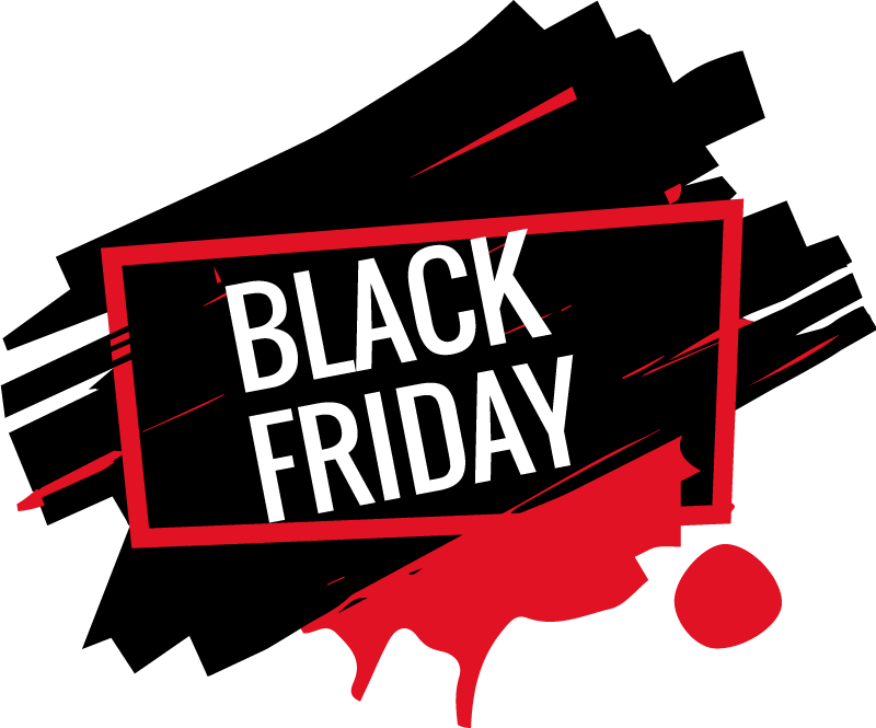 Alfombra vinílica black friday pegatina moderna black friday - TenVinilo