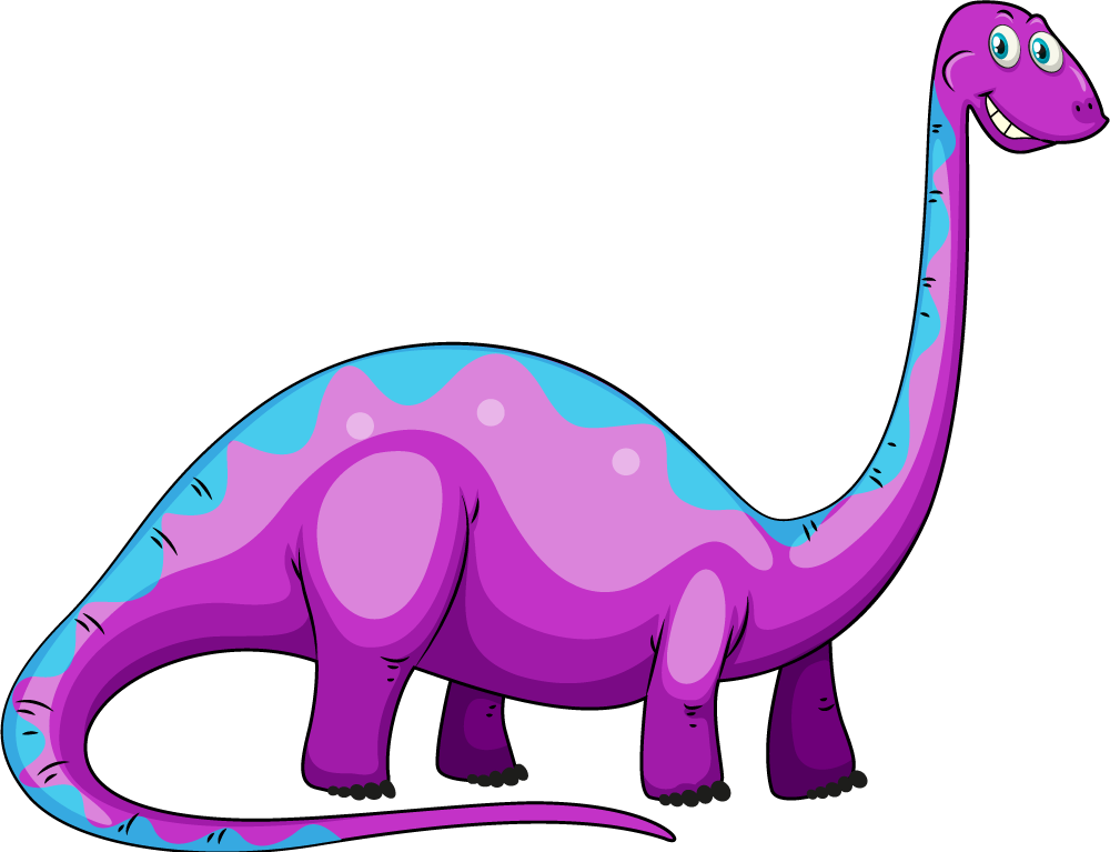 Aflombra vinílica animales dinosaurio púrpura juguetón - TenVinilo
