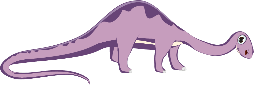 Aflombra vinílica animales dinosaurio de cuello largo - TenVinilo