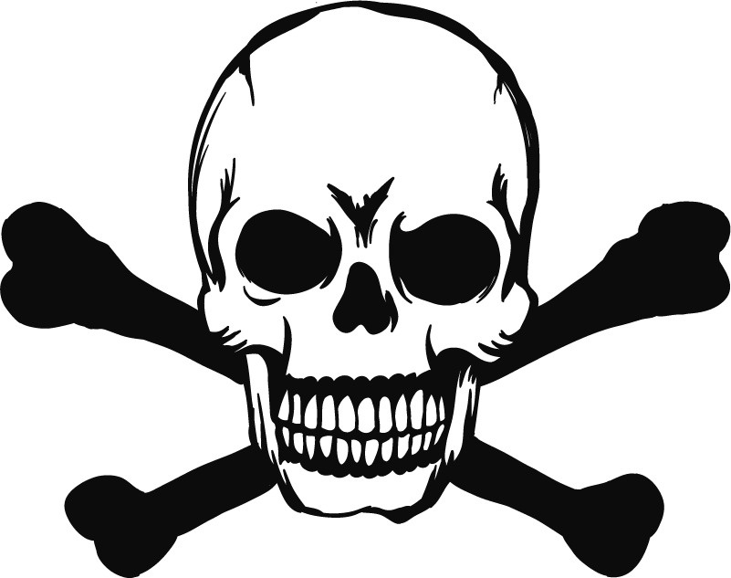 Alfombra vinílica halloween cráneo para coche - TenVinilo