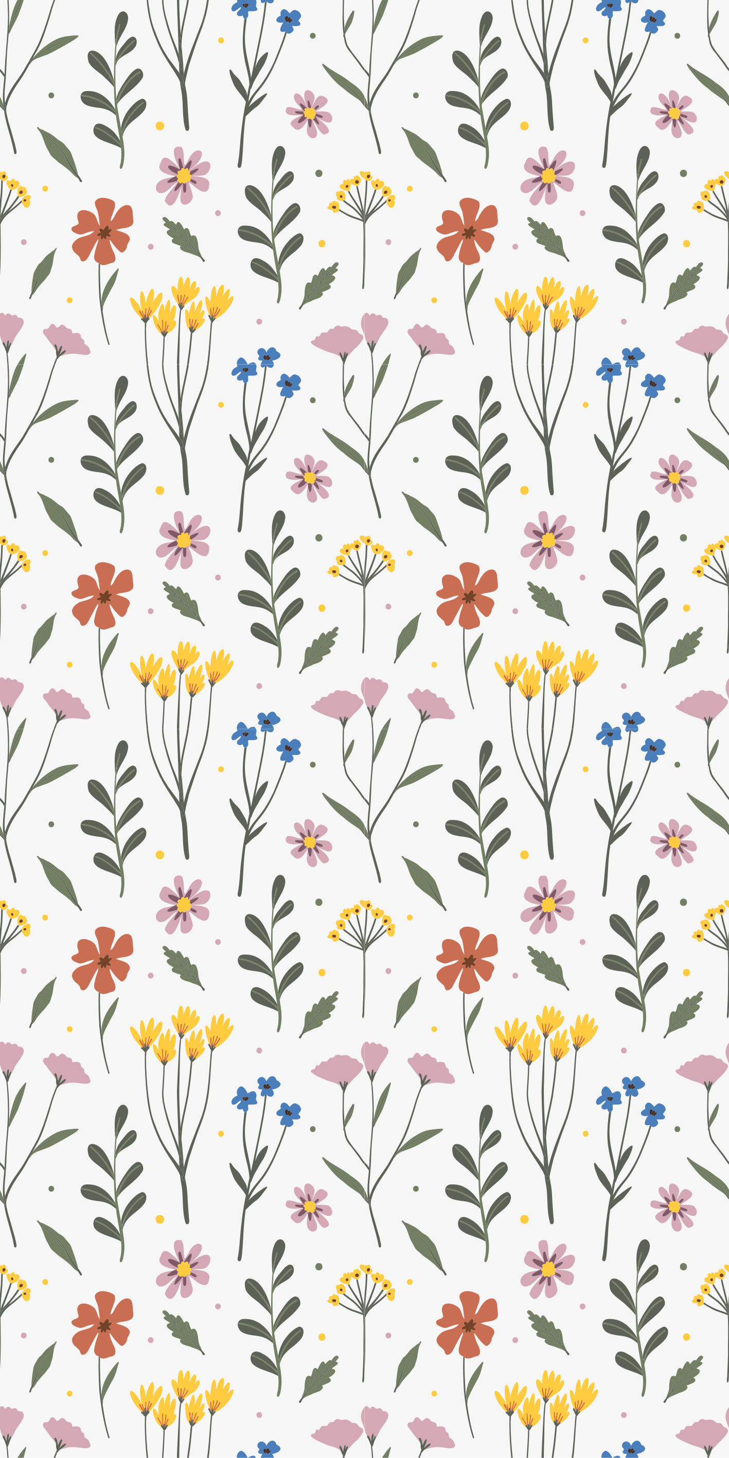 Alfombra vinílica flores diseño multicolor jardín - TenVinilo