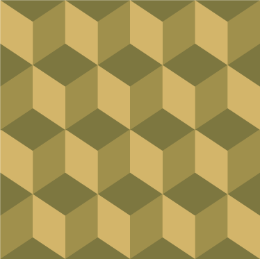 Alfombra vinilo comedor cubos 3d beige - TenVinilo