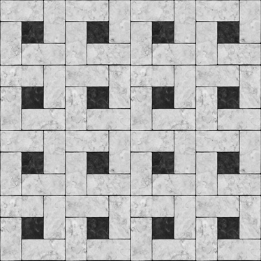 Alfombra vinilo comedor baldosas de piedra gris - TenVinilo