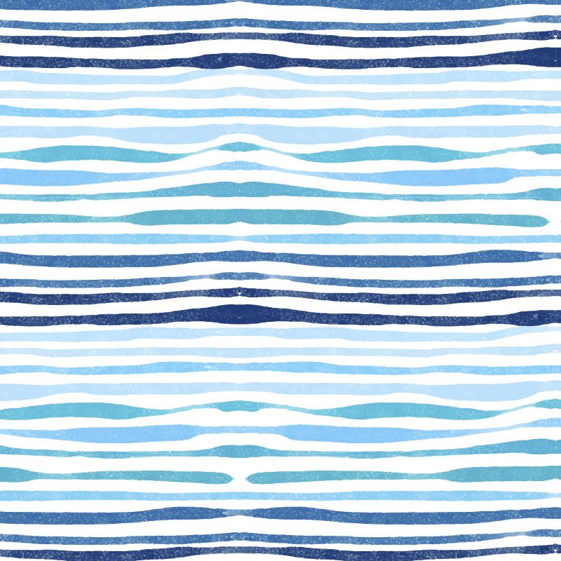 Alfombra vinílica baño rayas verticales azules - TenVinilo