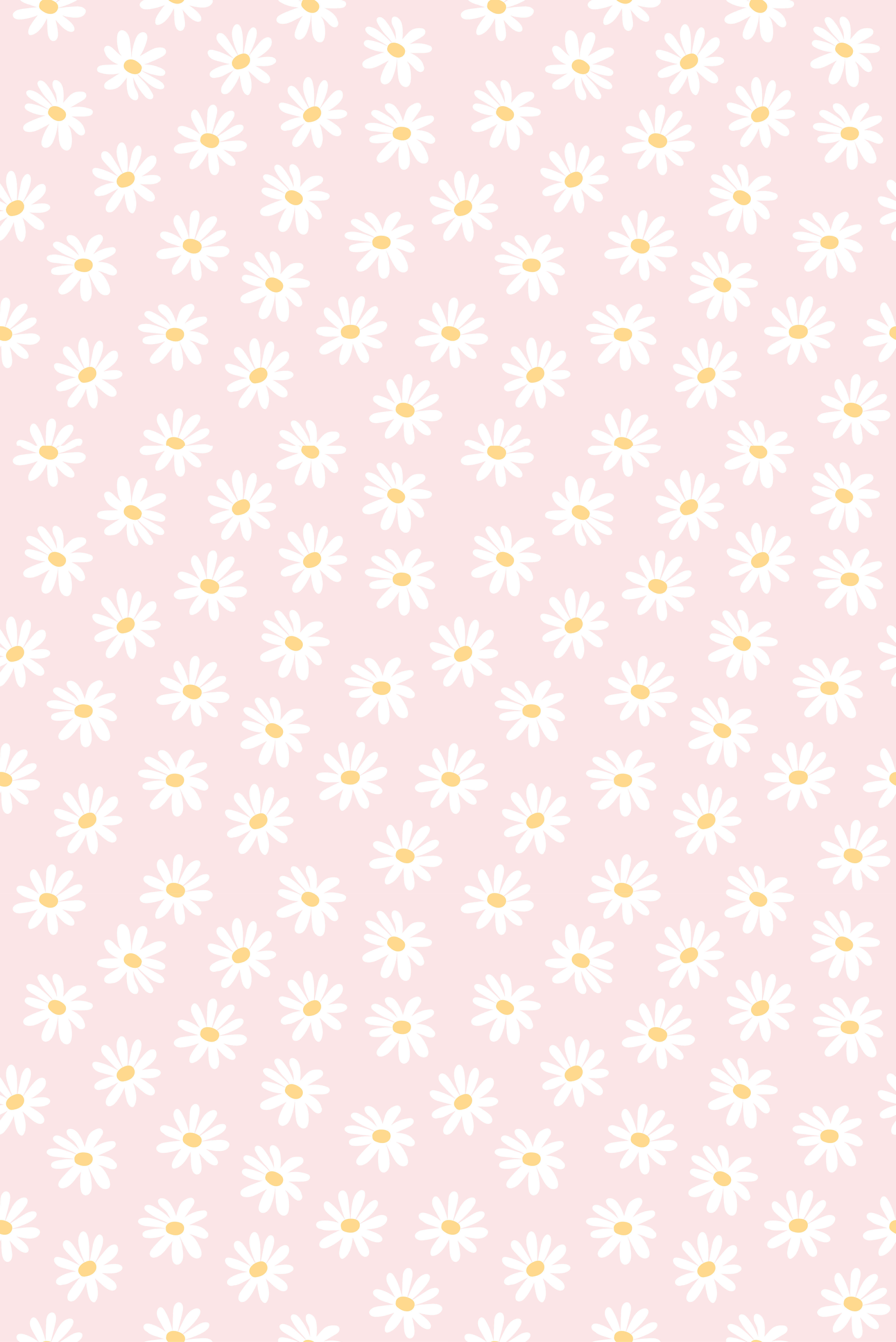 Alfombra vinílica dormitorio con diseño de flores margarita - TenVinilo