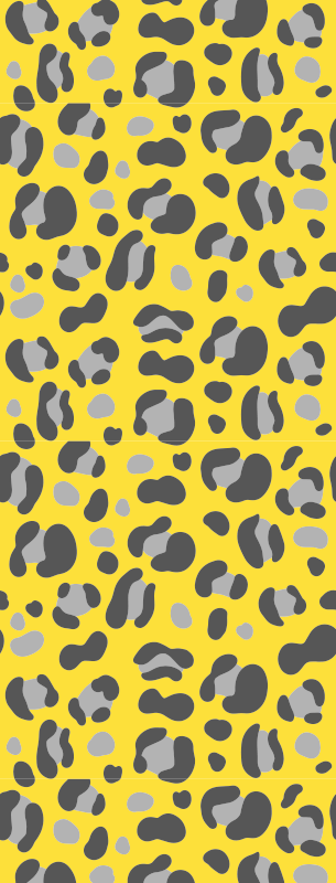 Alfombra vinílica animal print pantone leopardo - TenVinilo