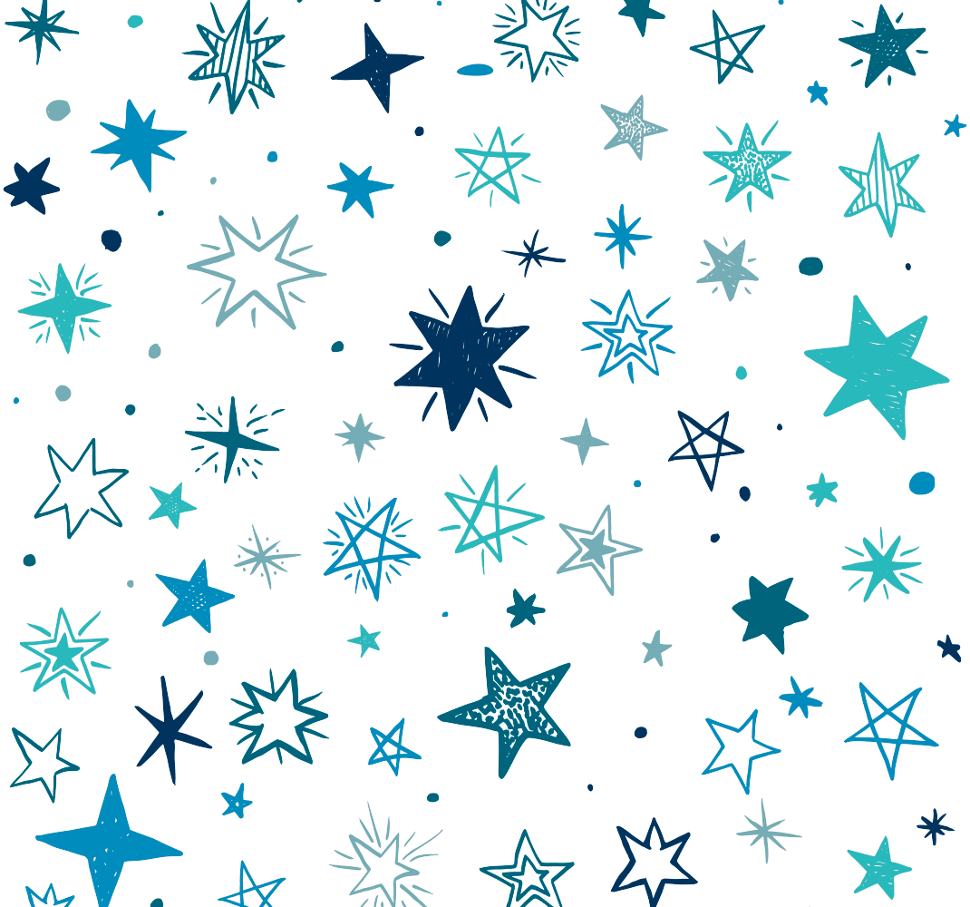 Alfombra vinílica de estrellas patrón estrellado geométrico - TenVinilo