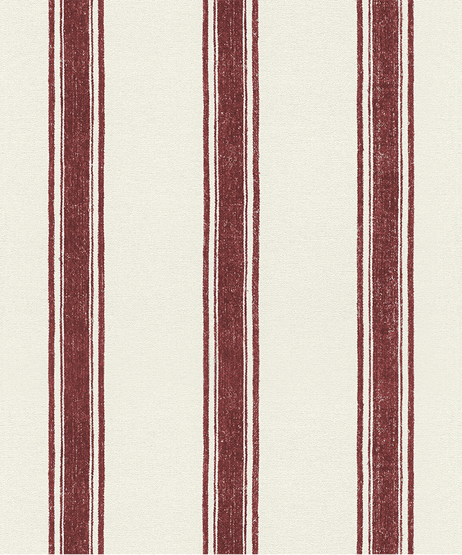 Alfombra vinílica geométrica líneas verticales rojas - TenVinilo